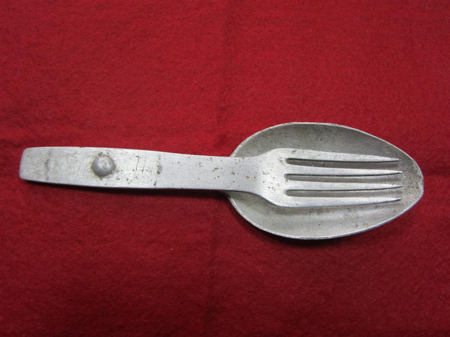 WW2 German Aluminium Fork & Spoon Set